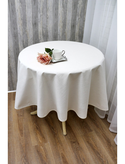 Скатерть круглая Vanelli, молочный