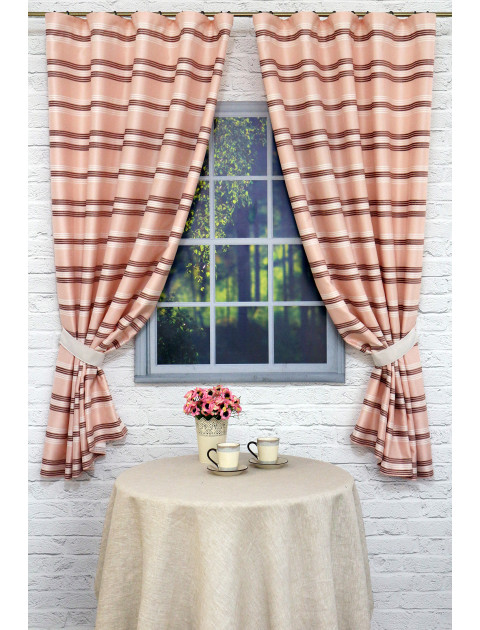 Комплект штор "Дарама. Stripes" 3437 v 11 розовый