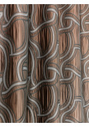 Комплект штор Дарама крэш 55543v11 темно-коричневый