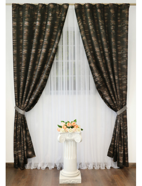 Комплект штор 55658 Дарама венге