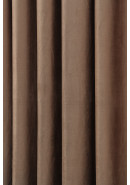 Комплект штор из бархата 510v19 коричневый