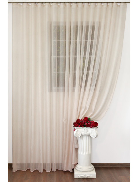 Тюль "Sama", розовый