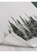 Дорожка декоративная Лес лен серо-бежевый Дорожка декоративная Лес лен серо-бежевый