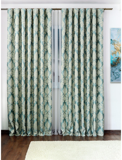 Комплект штор Grande 610247 молочный голубой