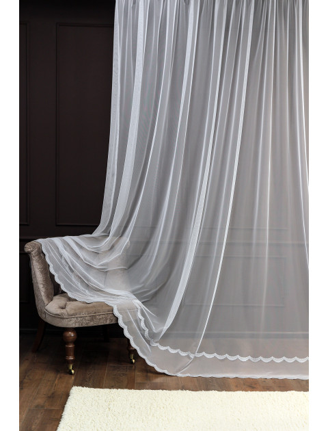 Тюль сетка-вышивка 14174v7091 серый