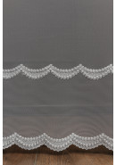 Тюль сетка-вышивка 14174v7091 серый