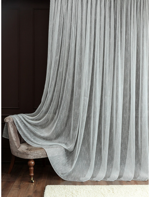 Тюль сетка Жаккард BRS2268v301 серый