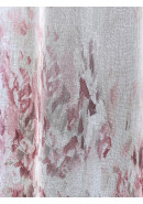 Тюль с купонным рисунком Rose vintage Elsaw2604 4429v4 белый брусничный