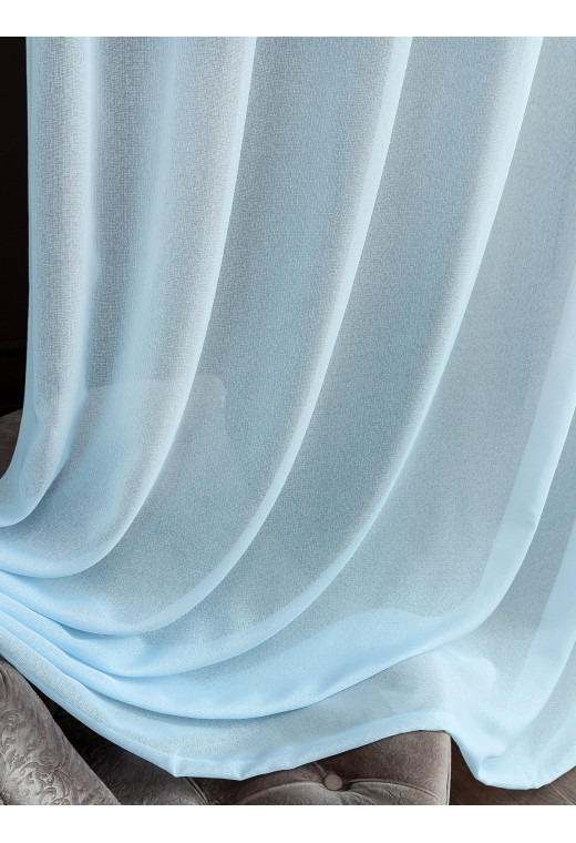 Тюль под лен Dolly Artur Sable 8469v9608 голубой