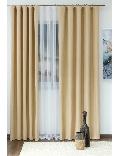 Комплект штор Софт 14024 v 7154, песочный