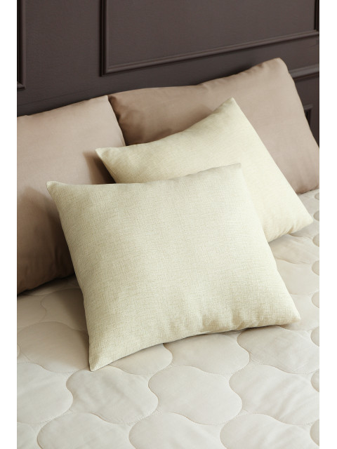 Комплект декоративных наволочек Усадьба Штрихи бежевый