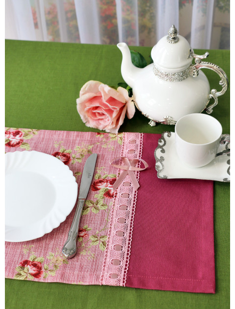 Ланчмат розовый, сиреневый Ланчмат розовый, сиреневый