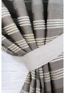 Шторы для кухни Дарама stripes 3440 v 108, серый