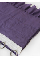 Штора ламбрекен Авиньон с оборками полулен фиолетовый Штора ламбрекен Авиньон с оборками полулен фиолетовый