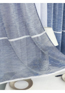 Комплект лёгких штор с тюлем и ламбрекеном Grasse RE1010v02 RE1010v01 белый синий