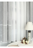 Комплект лёгких штор с тюлем и ламбрекеном Grasse RE1007v01S RE1007v01 белый светло-серый