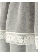 Комплект лёгких штор с тюлем и ламбрекеном Grasse RE1007v01S RE1007v01 белый светло-серый