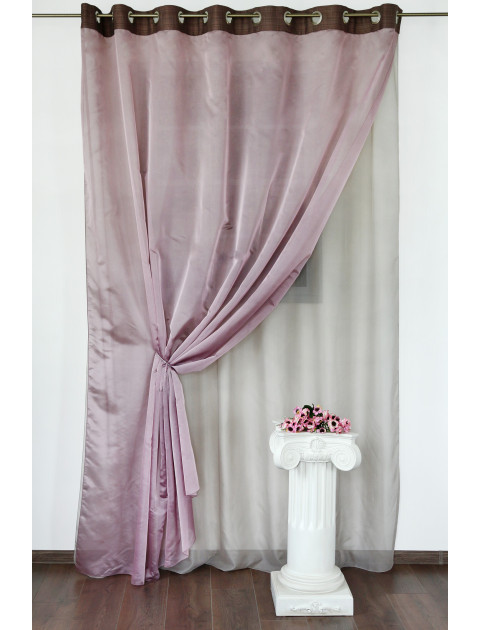 Тюль "Сабина", сиреневый