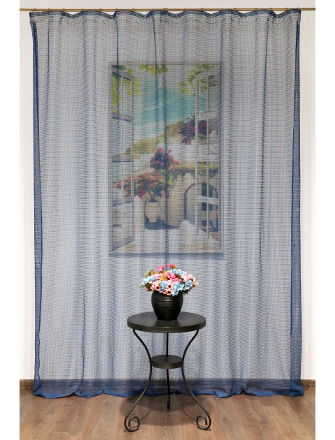 Тюль Сетка M 214 v 603042 синий