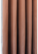 Комплект штор на люверсах "Энрико" темно-коричневый