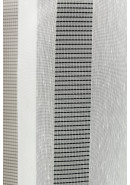 Тюль с вертикальной полосой Fantazi 4155v9 белый серый черный