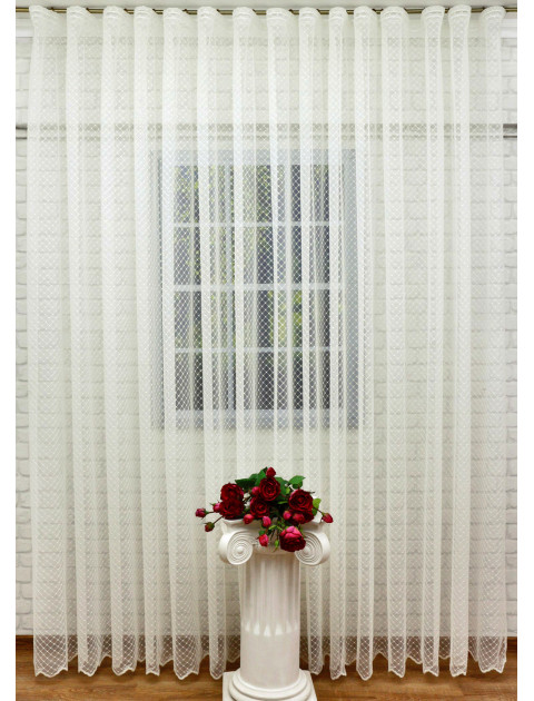 Тюль Сетка-Вышивка 5121076 v lale-ecru, золотистый