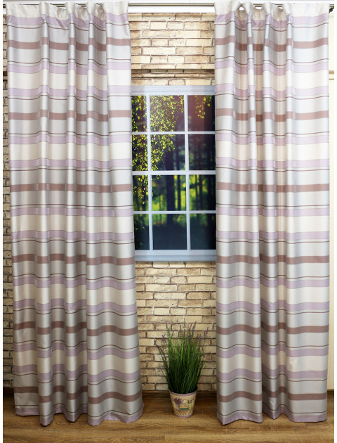 Комплект штор "Дарама" 13643v08 св.серый-сиреневый