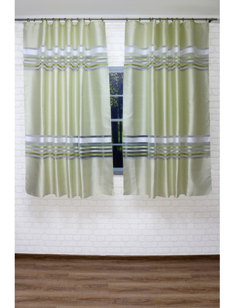 Тюль Дарама салатовый, серо-зеленый