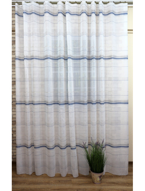 Тюль Дарама молочно-синий 13719v08