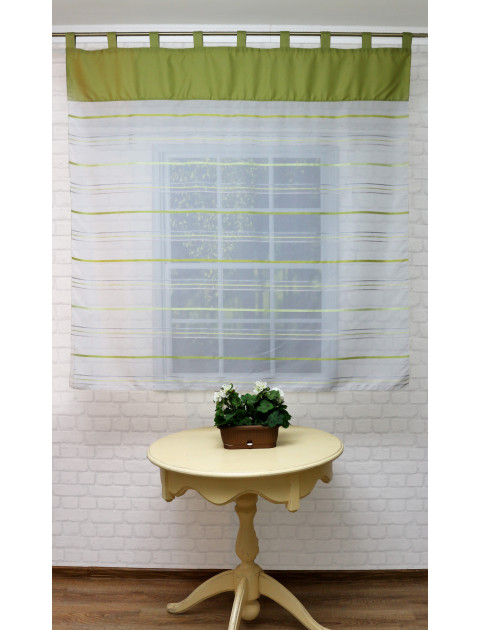 Тюль Дарама зеленый