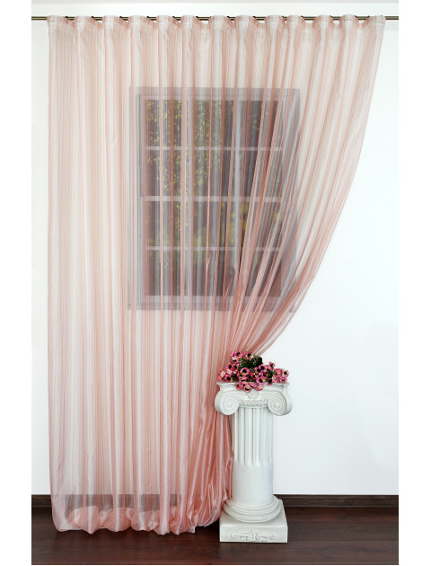 Тюль "Ламелла" розовый