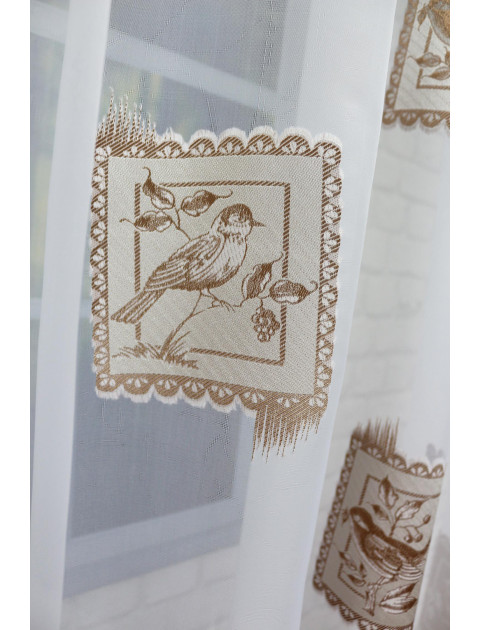 Тюль "Птица на ветке"