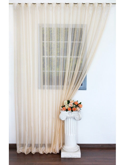 Тюль "Ламелла" светло-бежевый