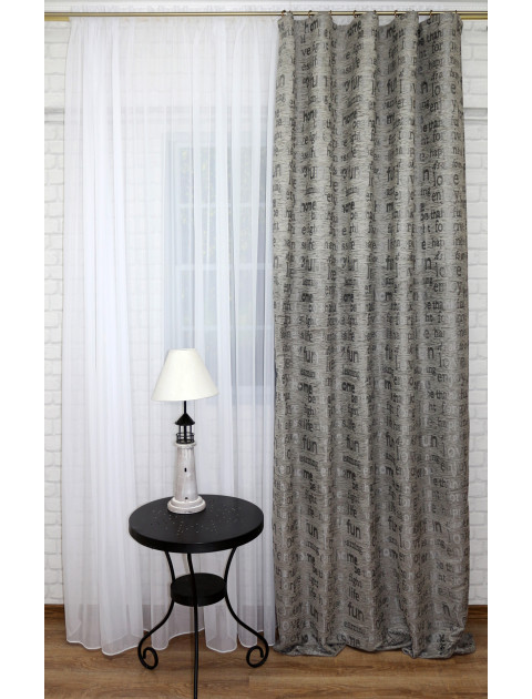 Штора "Дарама" 55708v-08 серый
