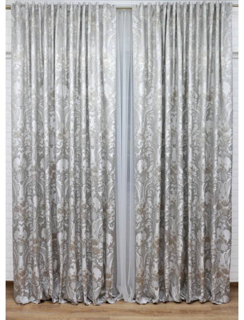 Комплект штор "Ванелли" md165_36 серый