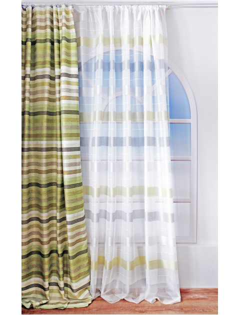 Штора "Дарама", салатовый