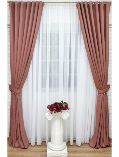 Комплект штор "Миранда" jakar_fon_look_13 розовый