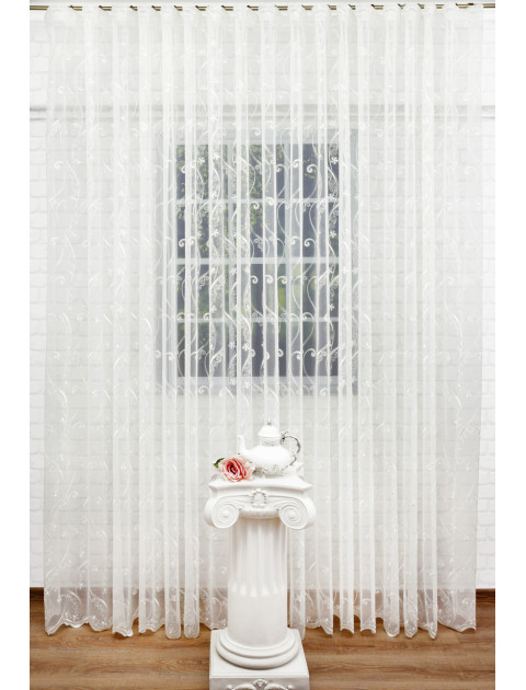 Тюль Сетка-Вышивка 5241028ecru