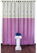 Комплект штор "Лаванда 2" 2095s, серо-фиолетовый