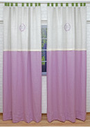 Комплект штор "Flowers of provanse" 6854s,серо-фиолетовый