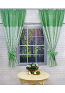 Комплект штор"Усадьба.Полевые цветы" 2169_7zzm зеленые цветы