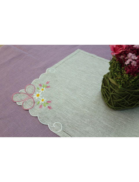 Салфетка "Весна", серый Салфетка "Весна", серый