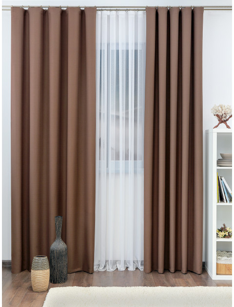 Комплект штор Assorti adeko коричневый