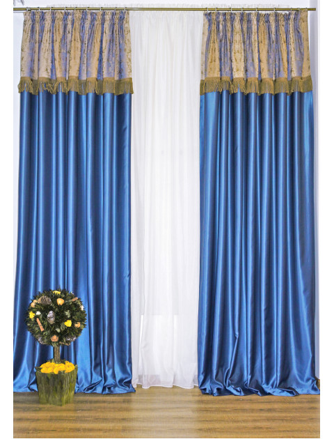 Комплект штор  "Мишель" синий
