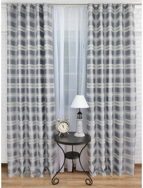 Комплект штор "Дарама" светло-серый