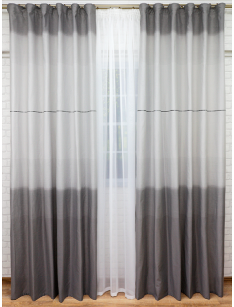 Комплект штор Дарама 8873yv07 серый