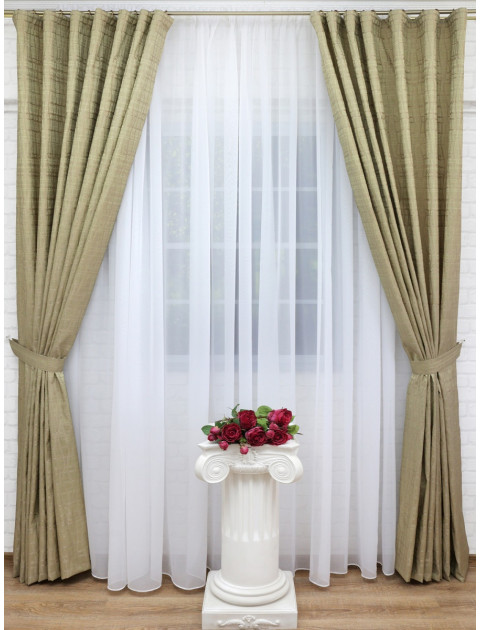 Комплект штор "Адорис" 161310_44351 хаки