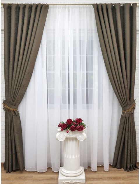 Комплект штор Helen HHv12 хаки