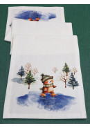 Дорожка декоративная Медвежонок холопок белый Дорожка декоративная Медвежонок холопок белый