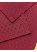 Набор салфеток из цветной ткани duck бордовый квадратик